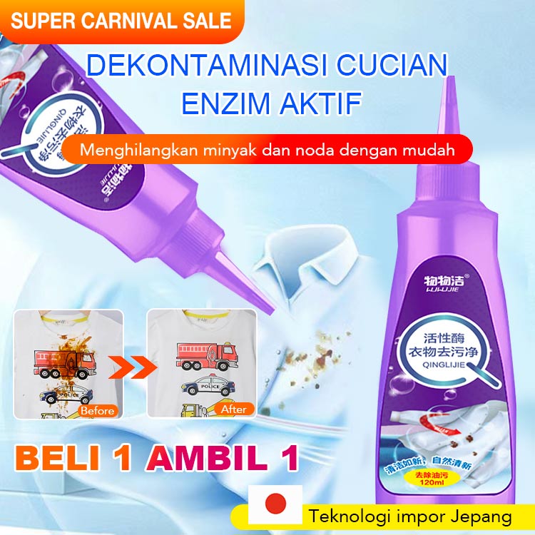 Dekontaminasi cucian enzim aktif